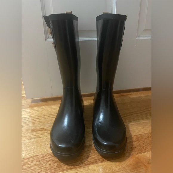 Black Rain Boots - Size 6 - Picture 2 of 8